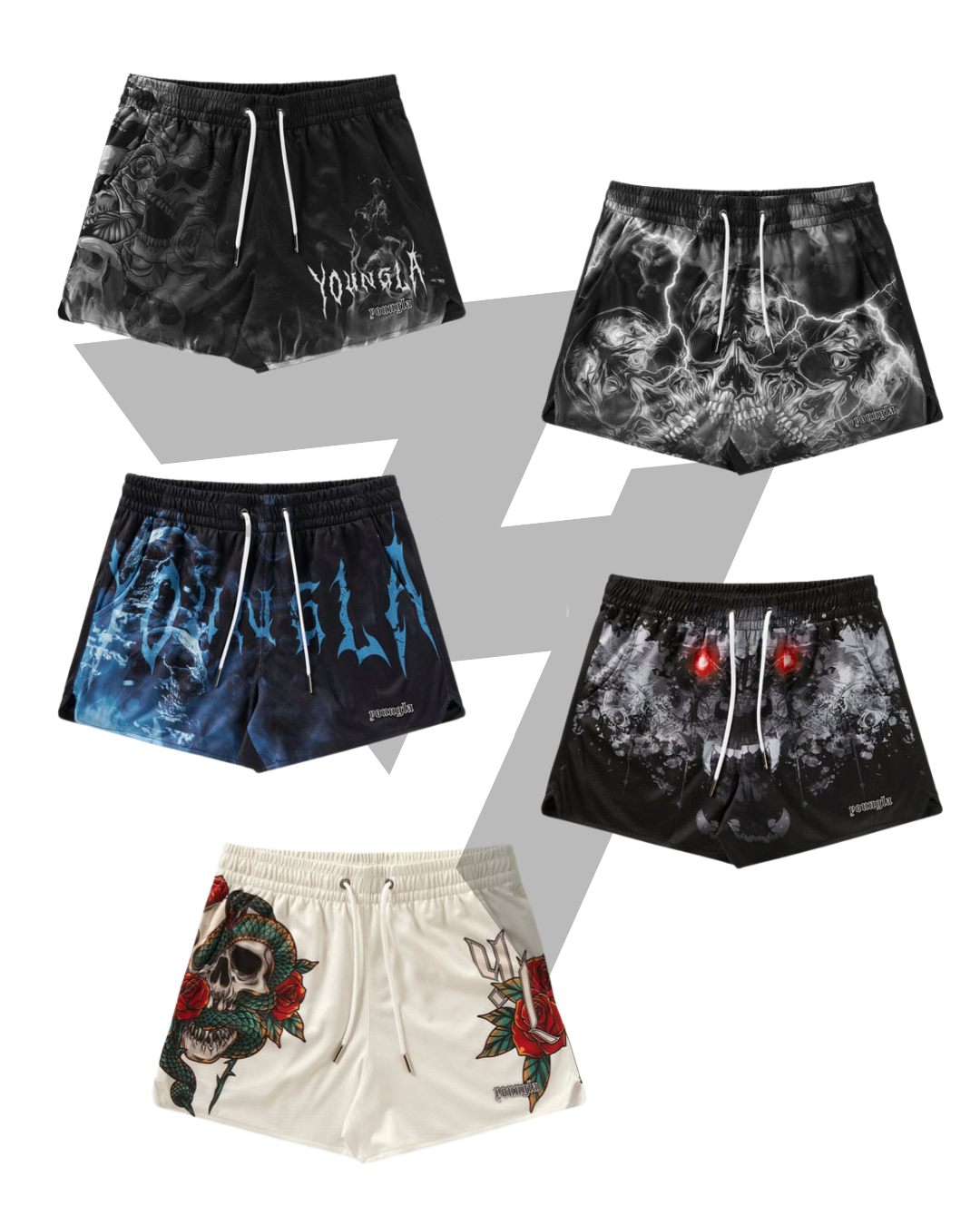 YoungLA Ghost Shorts