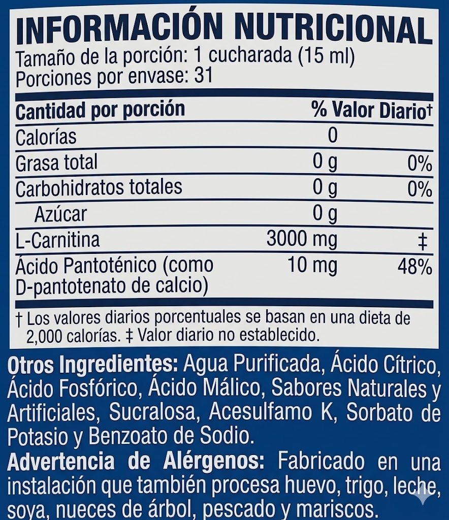 L-CARNITINE xs3000 - Imagen 2