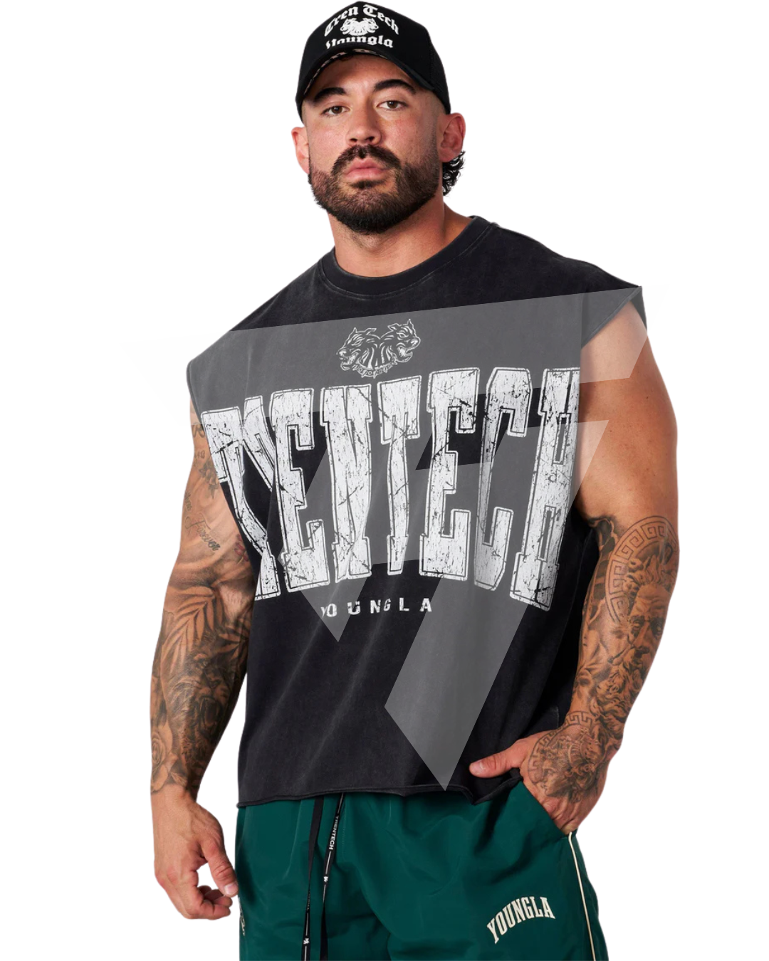 YoungLA Tren Twins Badass Cut Offs