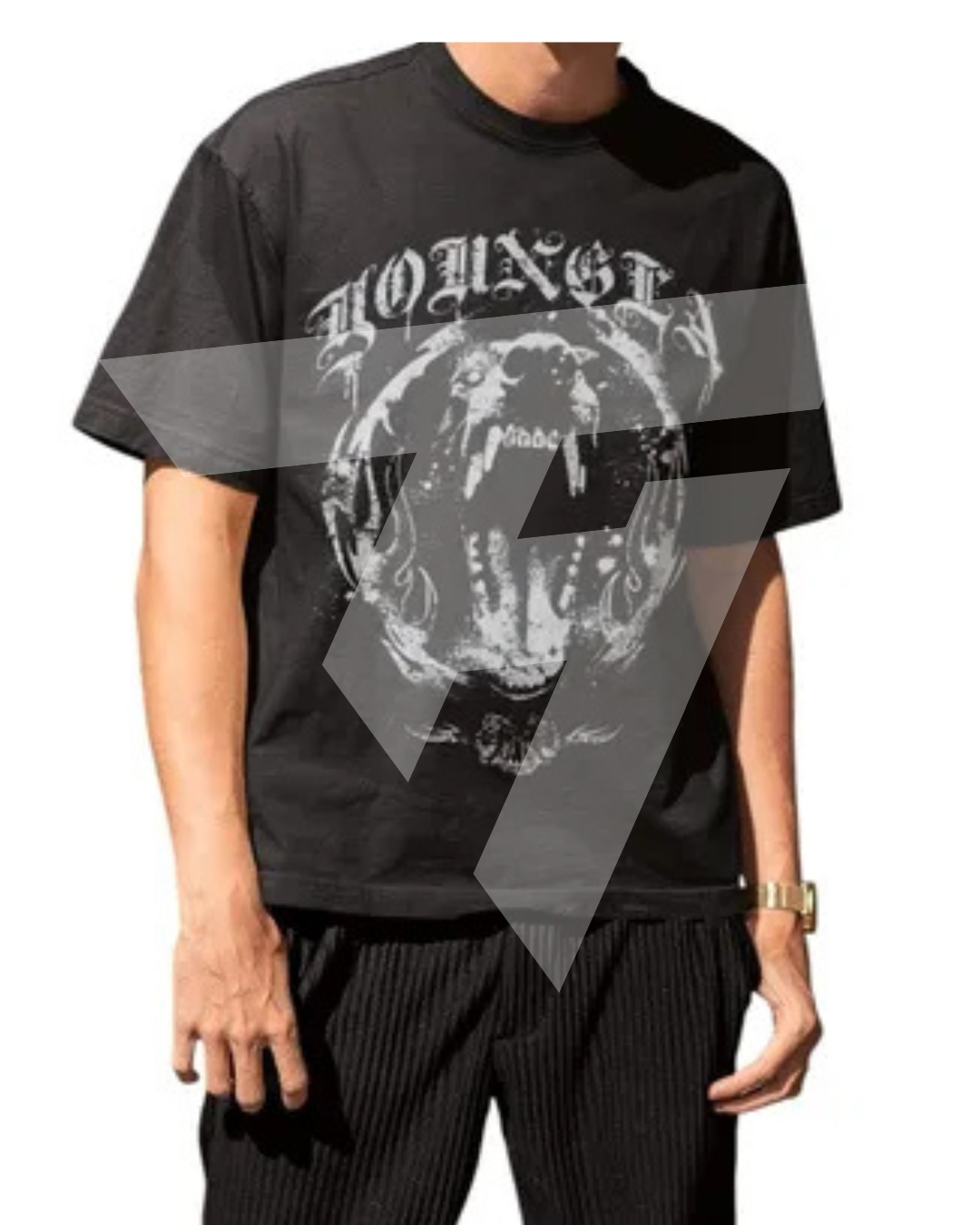 Oversized Bear Tees-YoungLA